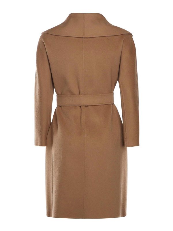 The Best Shops S MAX MARA: knee length coats - Double Wool Wrap Coat