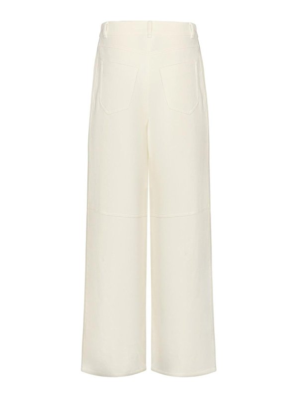The Best Shops S MAX MARA: Casual Hosen - Casual Hose - Weiß