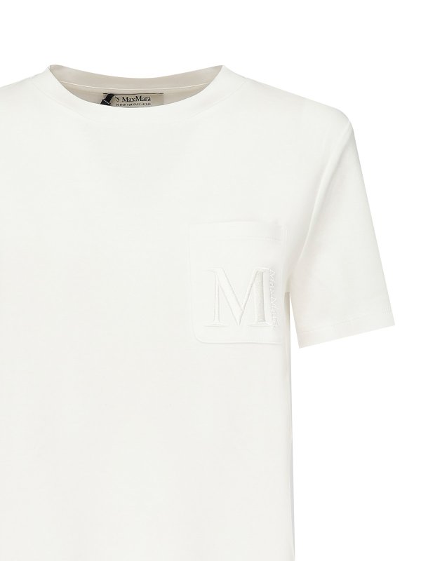 S MAX MARA: t-shirts online - Logo T-Shirt