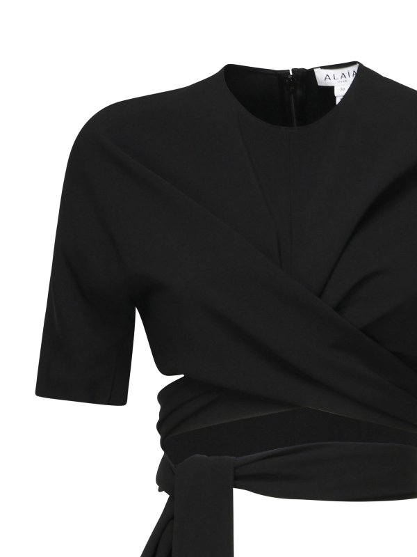 Alaïa: Tops y camisetas sin mangas online - Top - Negro