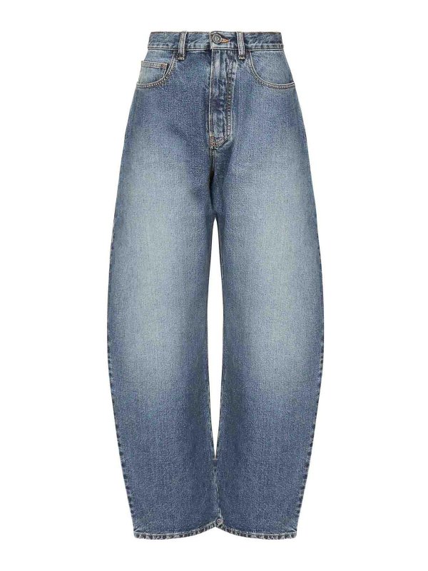 Alaïa: straight leg jeans - Rounded Jeans