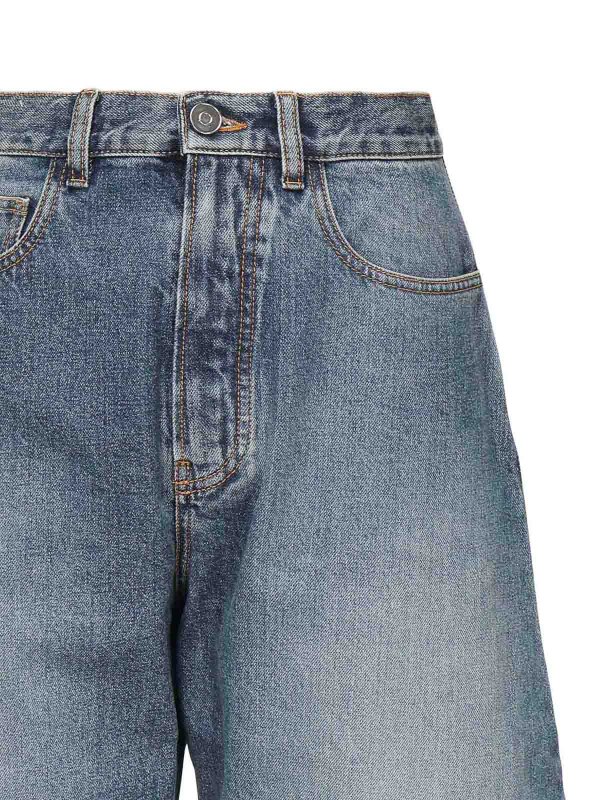 Alaïa: straight leg jeans online - Rounded Jeans
