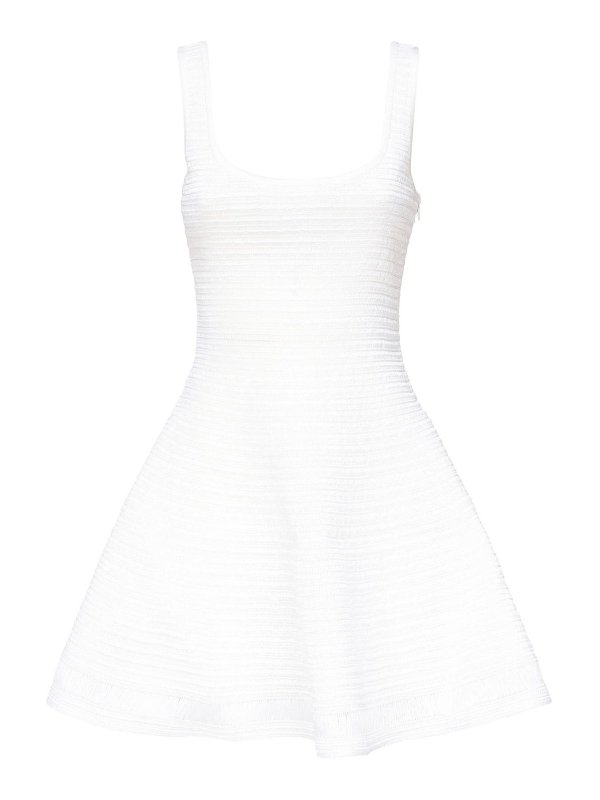 Alaïa: knee length dresses - Raffia Skater Dress