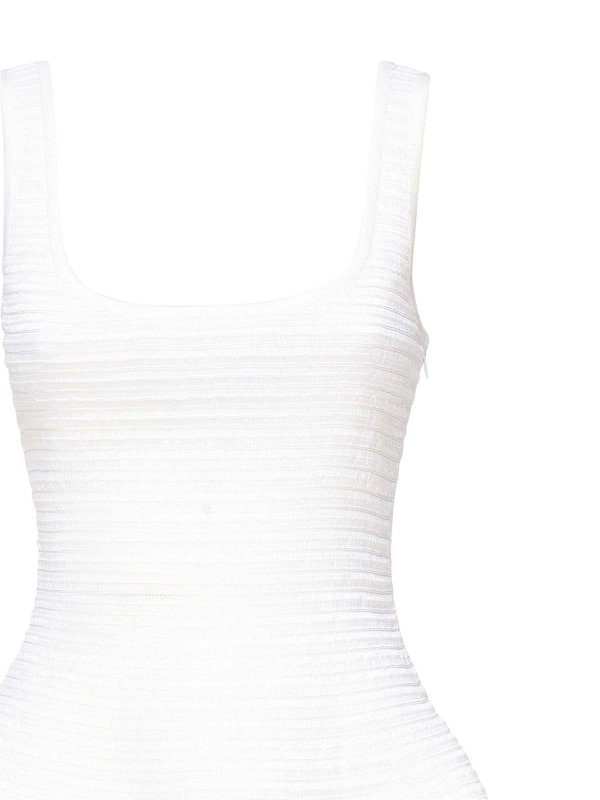 Alaïa: knee length dresses online - Raffia Skater Dress