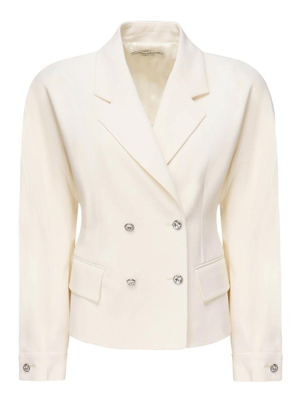 ALESSANDRA RICH: Chaquetas casual - Chaqueta Casual - Blanco