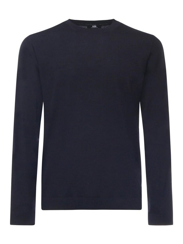 ALPHA STUDIO: crew necks - Merino Sweater