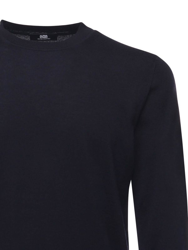 ALPHA STUDIO: crew necks online - Merino Sweater