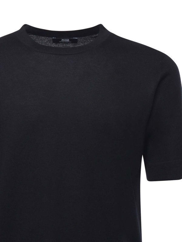 ALPHA STUDIO: Pull col rond online - Pull Col Rond - Bleu