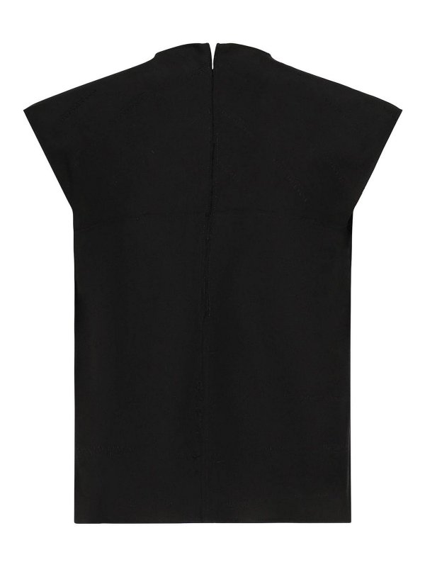 The Best Shops BALENCIAGA: Tops & Tank tops - Sleeveless Silk Jacquard Top