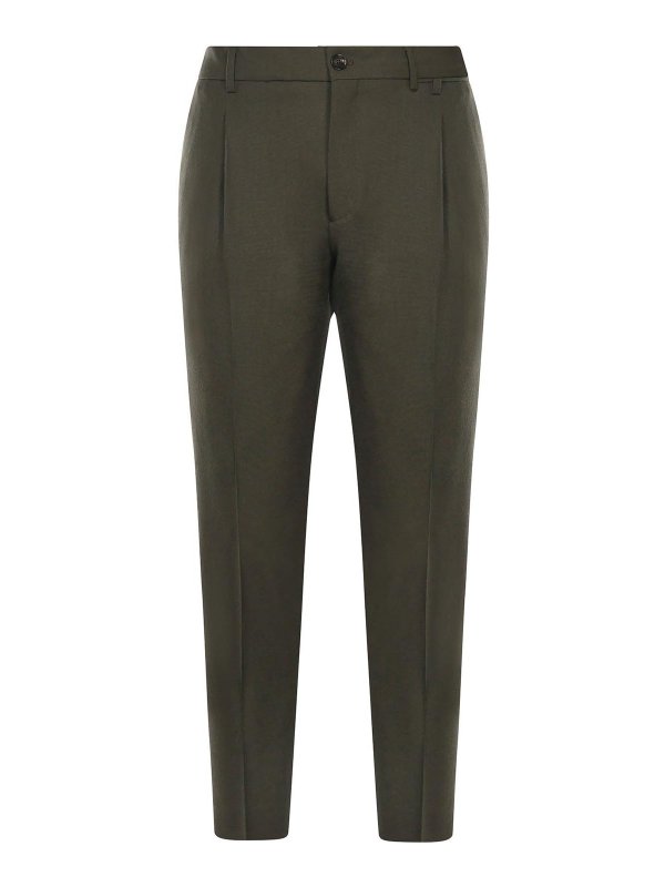 BEABLE: カジュアルトラウザー - カジュアルパンツ - 緑