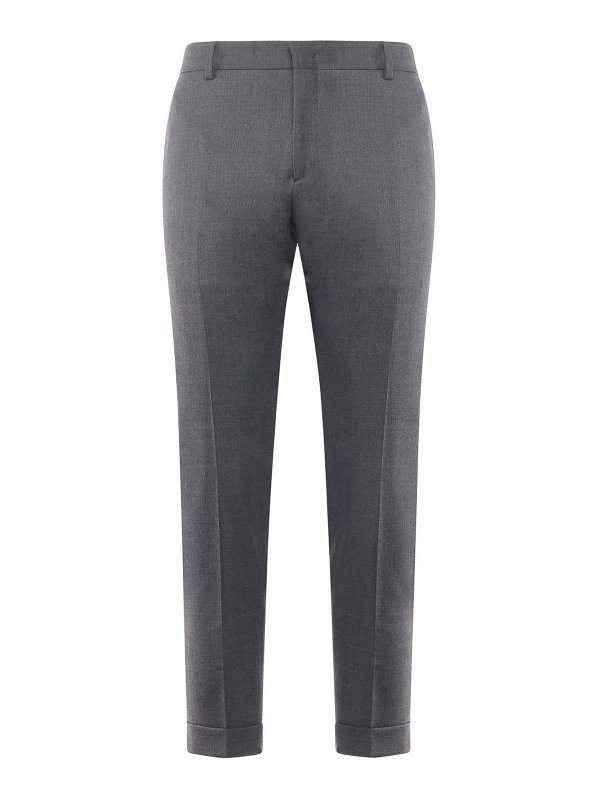 BEABLE: Pantalons élégants - Pantalon Couturier - Gris