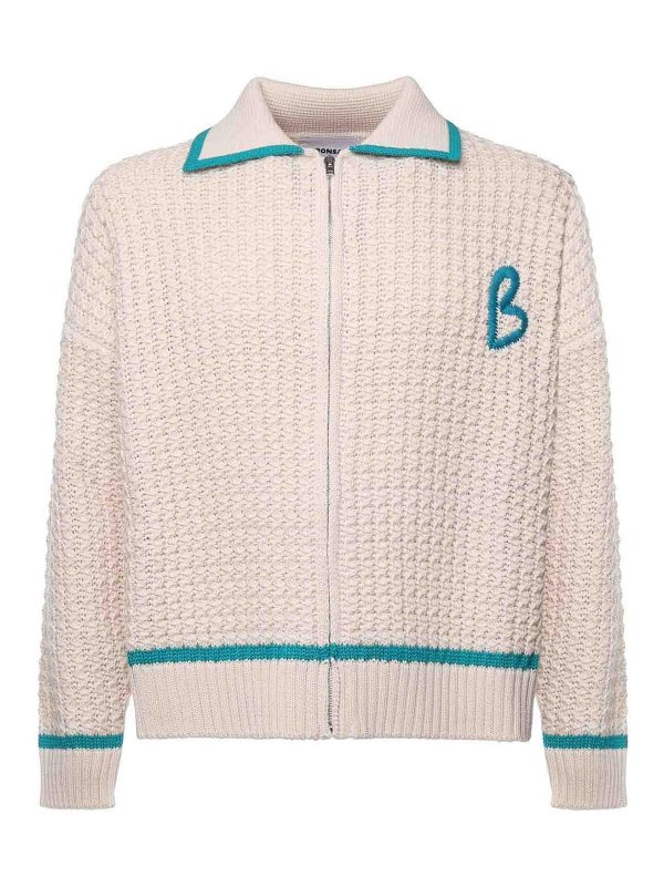 BONSAI: casual jackets - Zip-Up Knitted Jacket