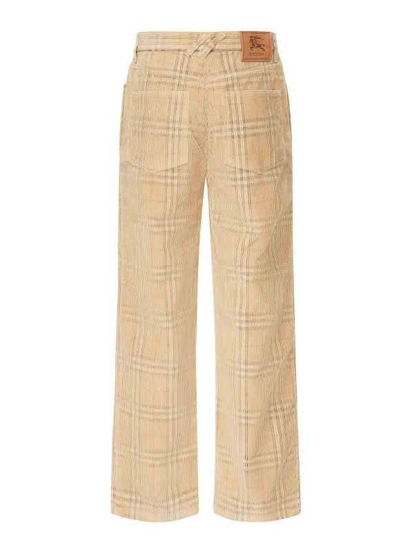 The Best Shops BURBERRY: Pantalones casual - Pantalón Casual - Beis