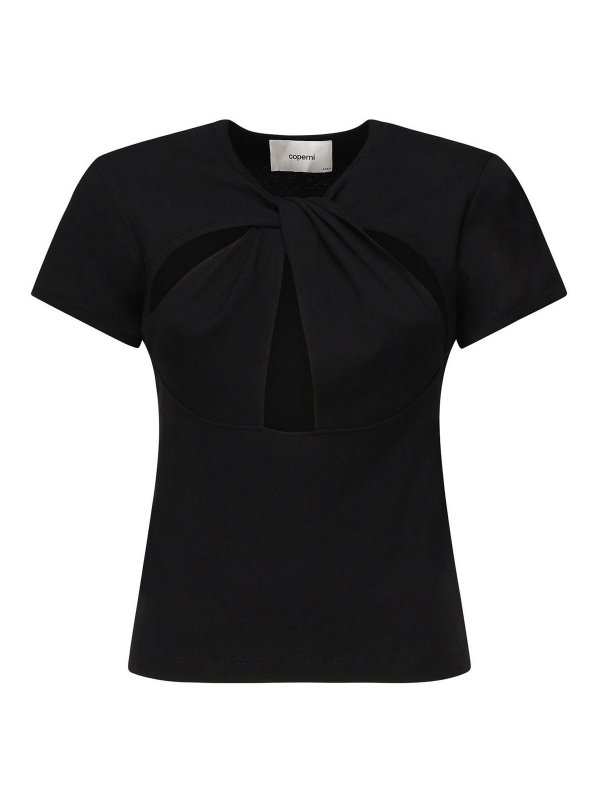 COPERNI: t-shirts - Cut-Out T-Shirt