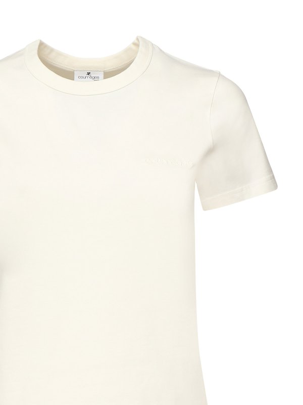 Courreges: Camisetas online - Camiseta - Blanco