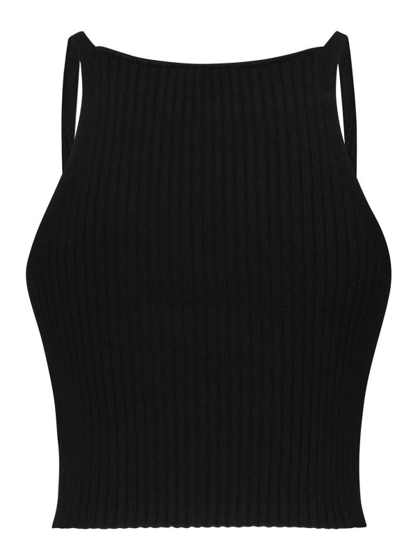 The Best Shops Courreges: Tops & Tank tops - Ribbed Knit Top