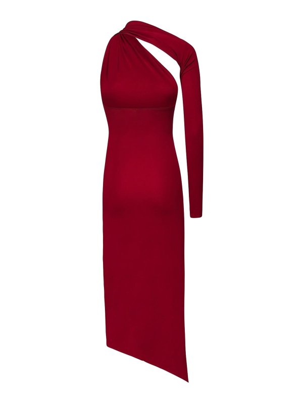 The Best Shops Courreges: abiti al ginocchio - Vestito  monospalla in jersey crÃªpe