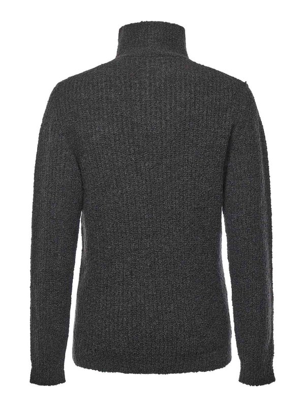 The Best Shops DOLCE & GABBANA: Cuellos altos y polos - Suéter Con Cuello Alto - Gris