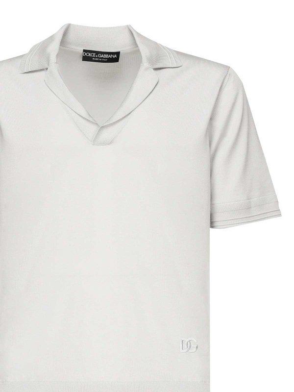 DOLCE & GABBANA: Poloshirts online - Poloshirt - Grau