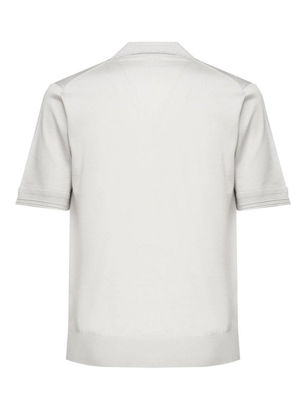 The Best Shops DOLCE & GABBANA: Poloshirts - Poloshirt - Grau