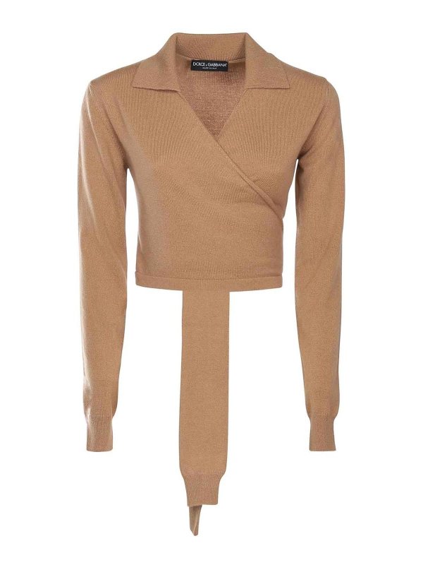 DOLCE & GABBANA: cardigans - Cashmere Wrap Cardigan