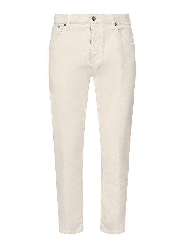 DONDUP: Straight Leg Jeans - Straight Leg Jeans - Weiß