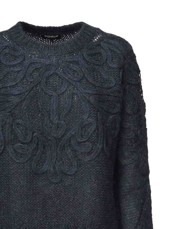DONDUP: crew necks online - Embroidered Sweater