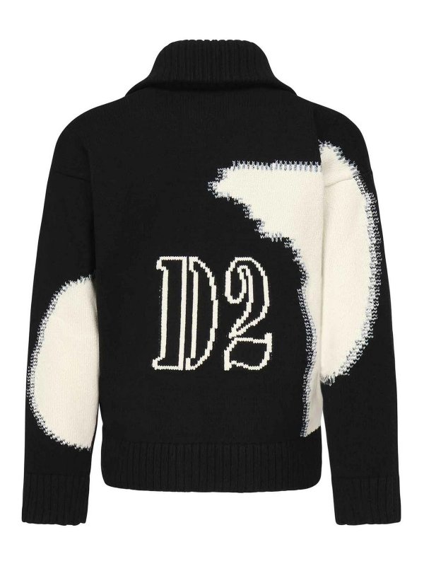 The Best Shops DSQUARED2: Cárdigans - Cárdigan - Negro
