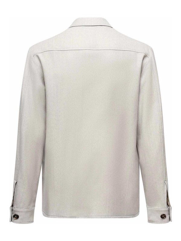 The Best Shops ELEVENTY: casual jackets - Wool Blend Overshirt