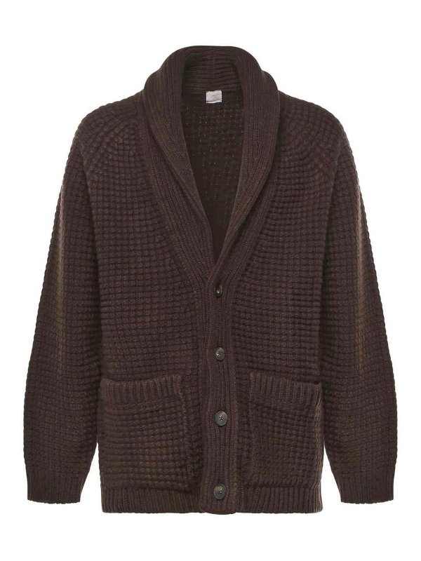 ELEVENTY: cardigan - Cardigan In Lana E Cashmere
