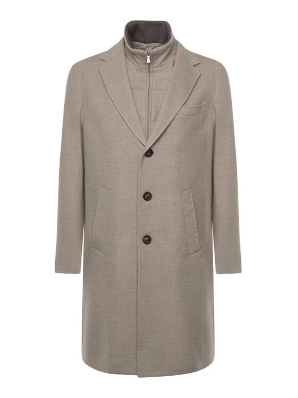 ELEVENTY: knee length coats - Wool Coat