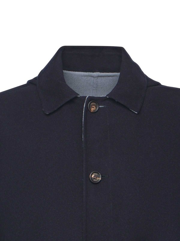 ELEVENTY: ニーレングスコート online - 膝丈コート - ブルー