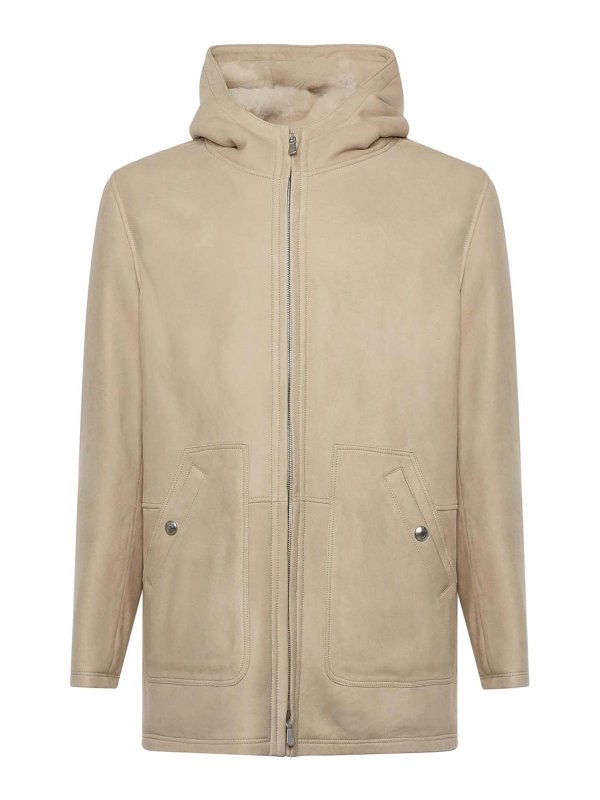 ELEVENTY: Pelz und Shearling - Pelz - Beige