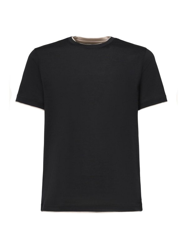 ELEVENTY: Camisetas - Camiseta - Negro