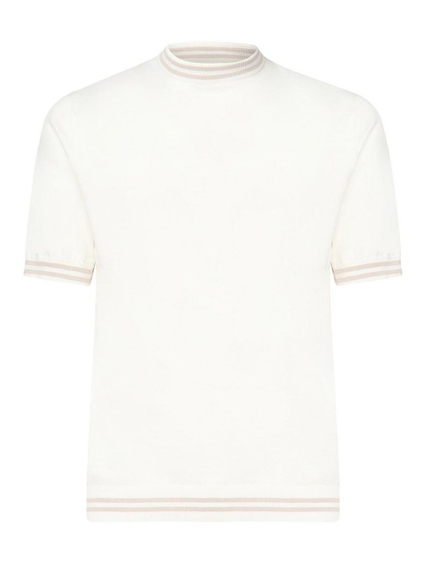 ELEVENTY: T-shirts - T-Shirt - Beige