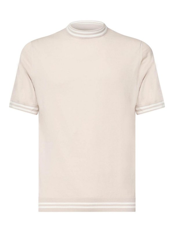 ELEVENTY: Camisetas - Camiseta - Beis