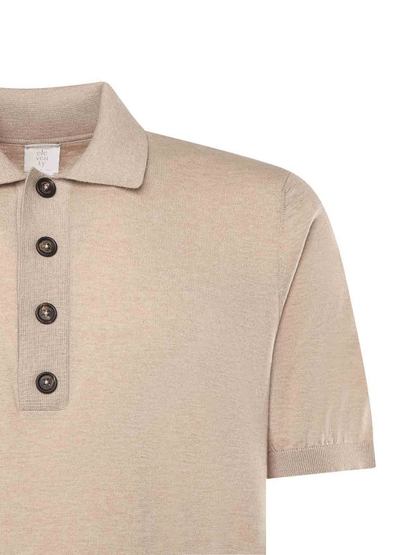 ELEVENTY: polo shirts online - Cotton And Cashmere Polo Shirt
