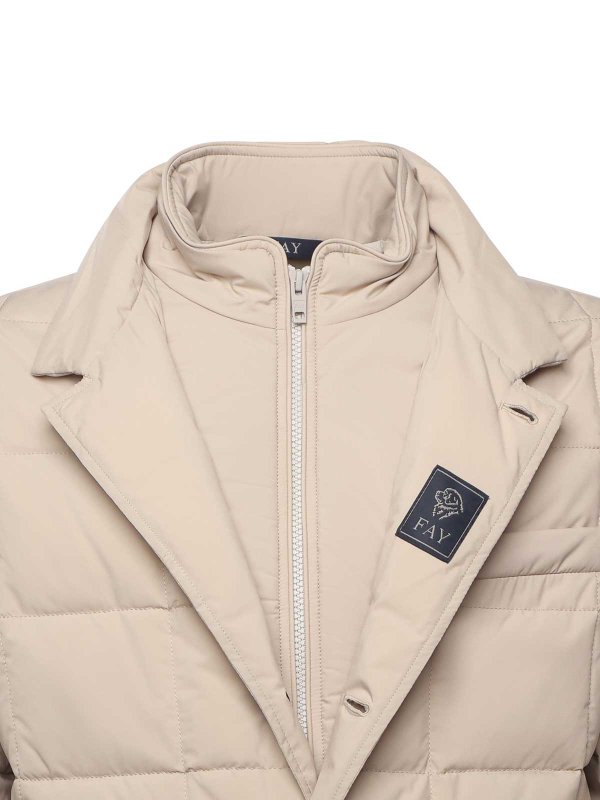 FAY: padded jackets online - Short Padded Down Jacket
