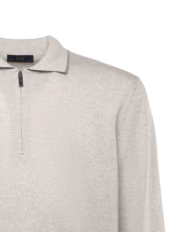 FAY: polo shirts online - Wool Polo