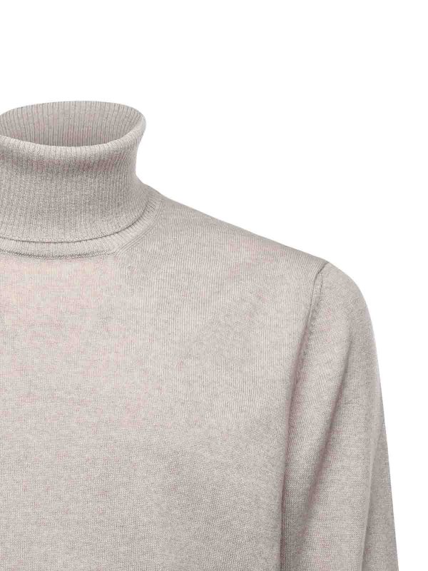 FAY: Cuellos altos y polos online - Suéter Con Cuello Alto - Gris