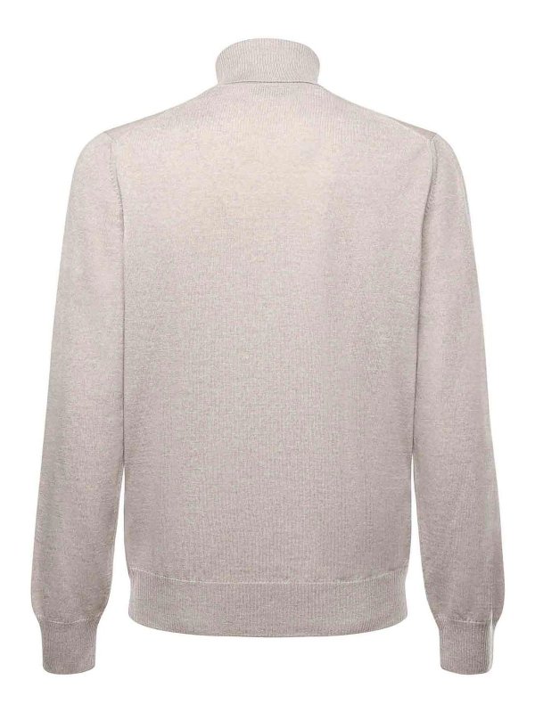 The Best Shops FAY: Cuellos altos y polos - Suéter Con Cuello Alto - Gris