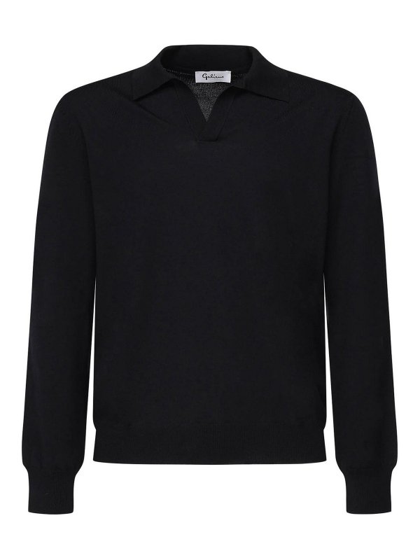 GIULIANO GALIANO: polo - Polo in misto lana