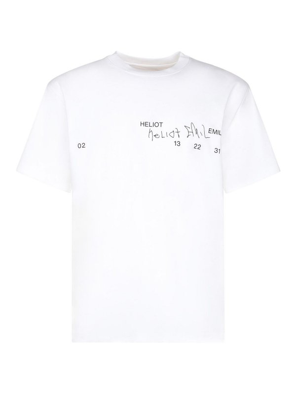 HELIOT EMIL: Camisetas - Camiseta - Blanco