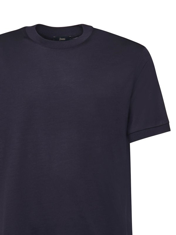 HERNO: T-shirts online - T-Shirt - Bleu