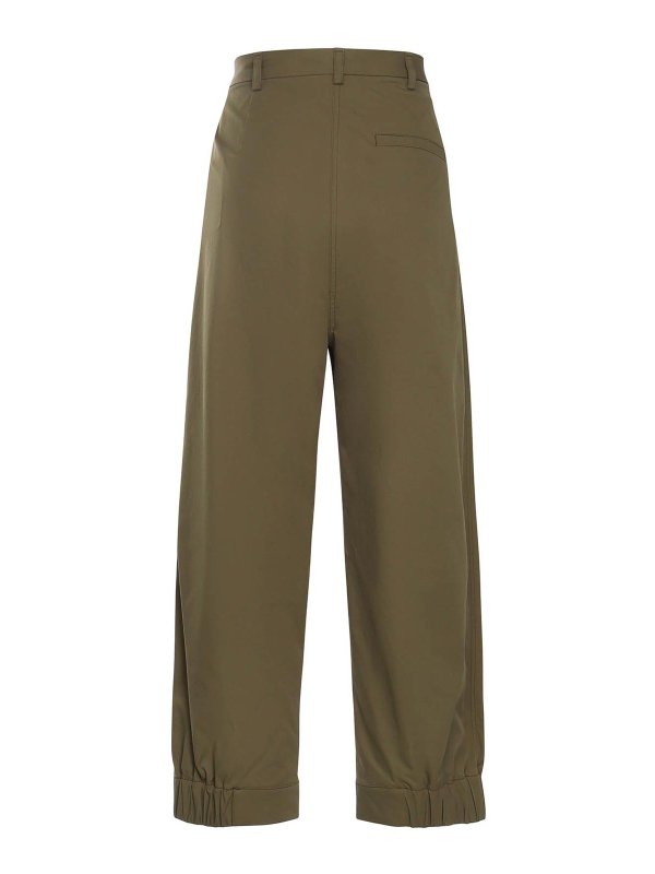 The Best Shops HERNO: casual trousers - Cotton-Feel Trousers