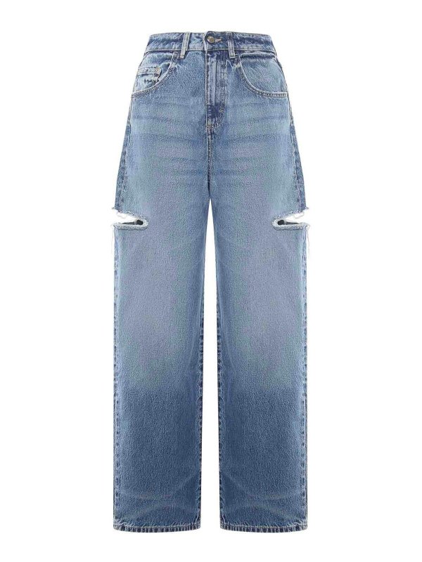 ICON DENIM: straight leg jeans - Poppy Cotton Jeans