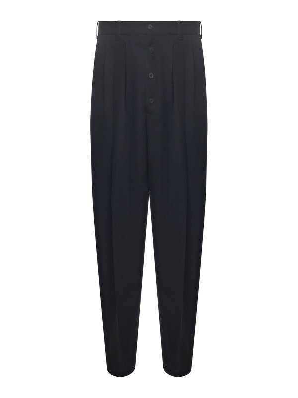 JACQUEMUS: Pantalones casual - Pantalón Casual - Negro