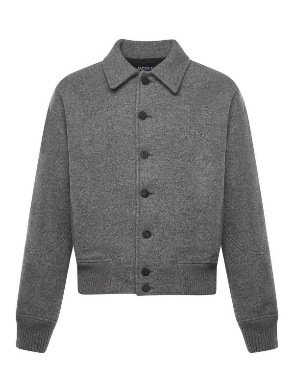 JACQUEMUS: bombers - Le Bomber Feltro Bomber Jacket