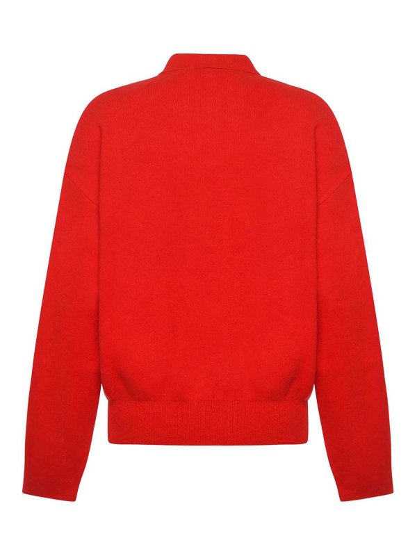 The Best Shops JACQUEMUS: Suéteres con cuello pico - Suéter Cuello Redondo - Rojo