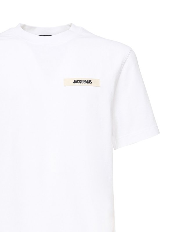 JACQUEMUS: t-shirts online - T-Shirt Le T-Shirt Gros-Grain